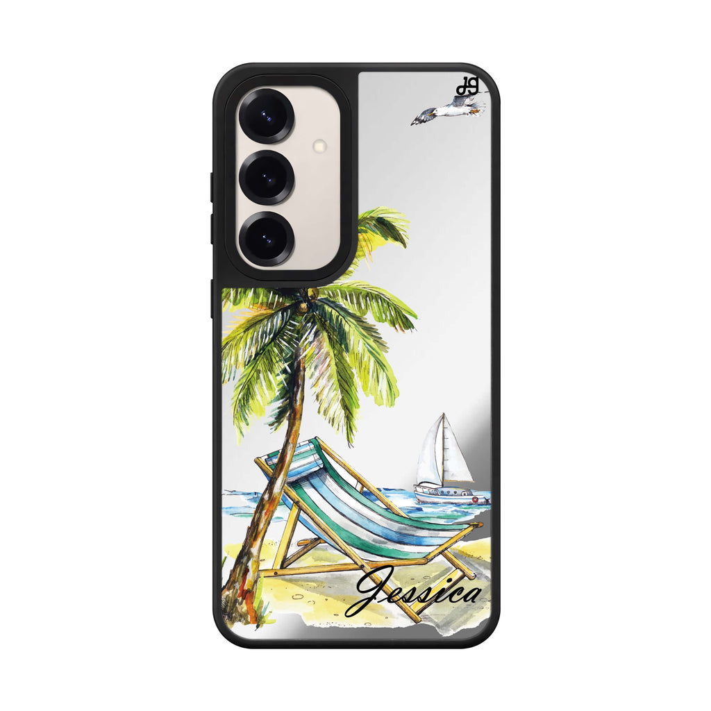 Summer on the beach Mirror Case