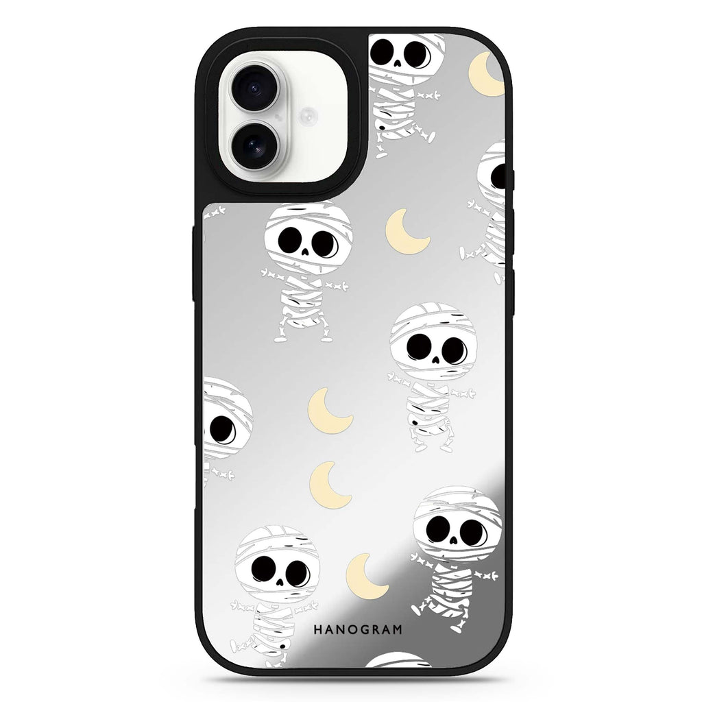 Mummy Moonwalk Ivory iPhone 17 Mirror Case - View 1