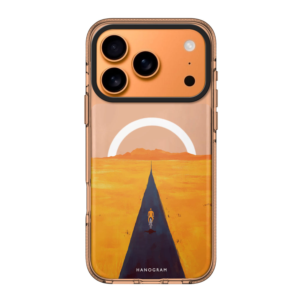 Ride Alone typography iPhone 17 Pro Max ultra clear case