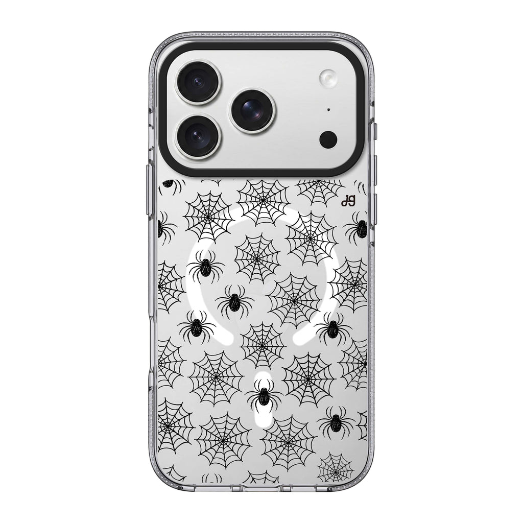 Cobweb Scatter iPhone 18 Pro Max Ultra Clear Case - Image 1