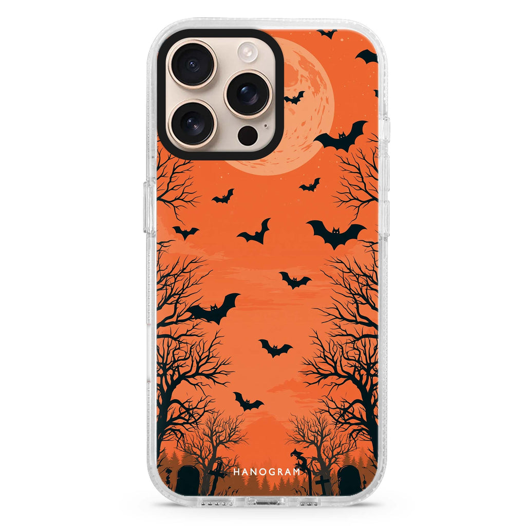 Amber Moon Cemetery MagSafe Compatible Ultra Clear Case for iPhone 16 Pro Max - main view