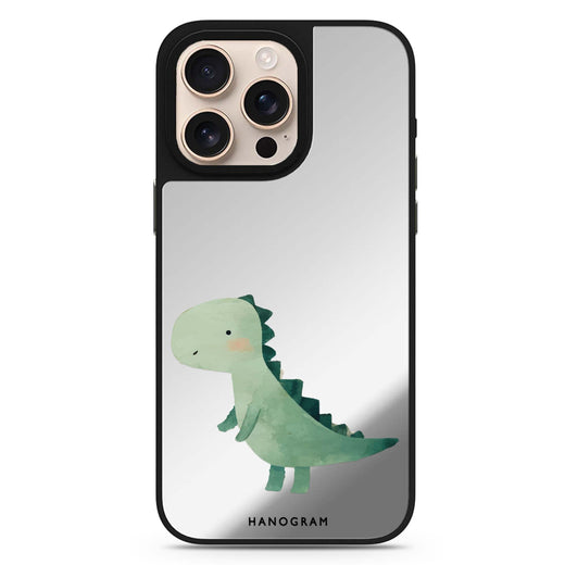 Little Dino animal design iPhone 16/15/14 Pro Max & Pro mirror case