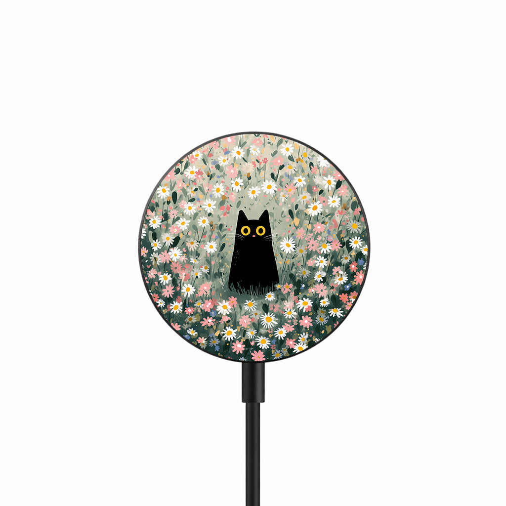 Secret Meadow Watcher 25W Qi2.2 magnetic wireless charger front view