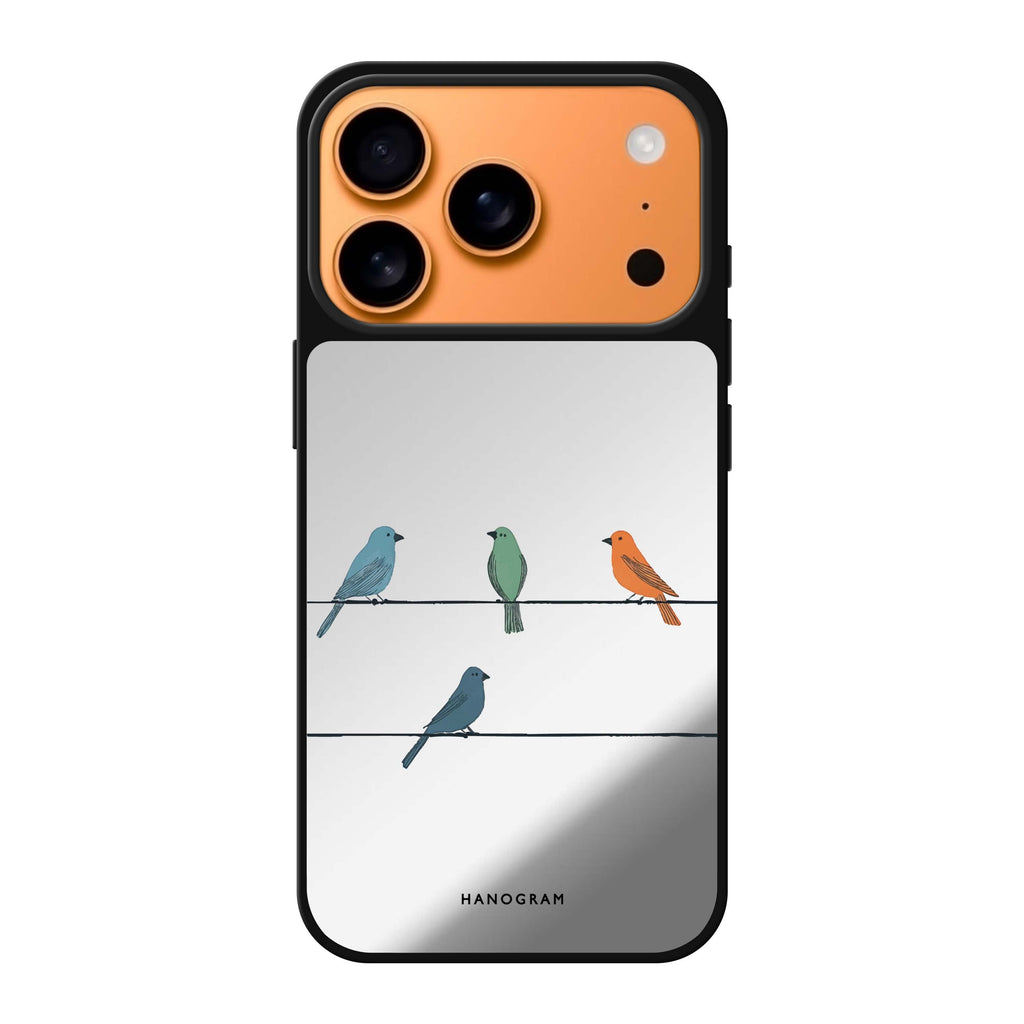 Three Little Hues cute iPhone 17 Pro Max mirror case