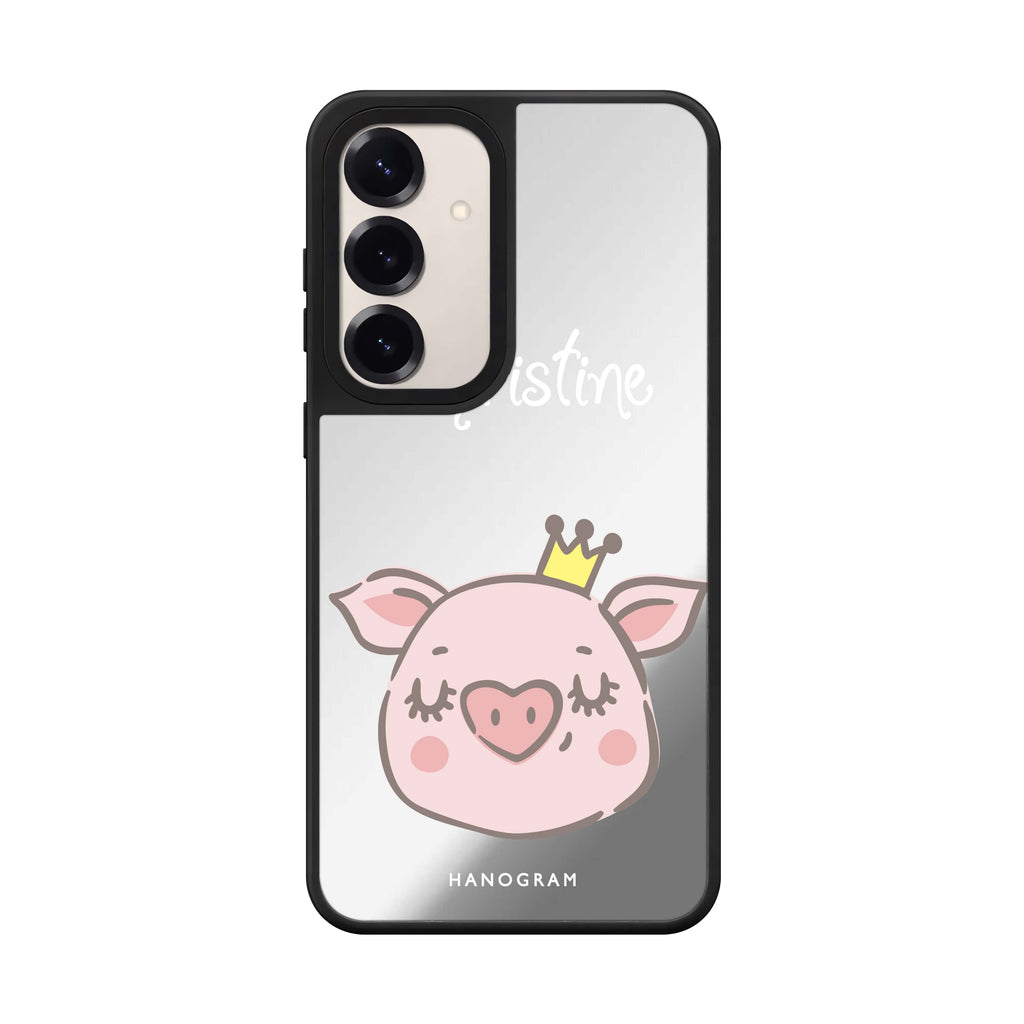 Piggy Queen Mirror Case
