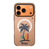 Palm & Board personalized name tree nature iPhone 17 Pro Max ultra clear case