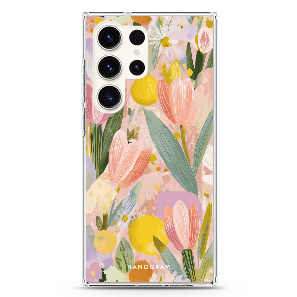 Pastel Garden Samsung Galaxy Ultra Clear Case