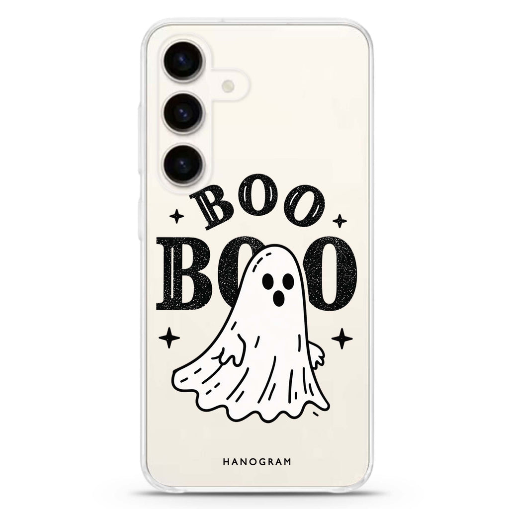 Boo Twice Samsung Galaxy Ultra Clear Case — front view