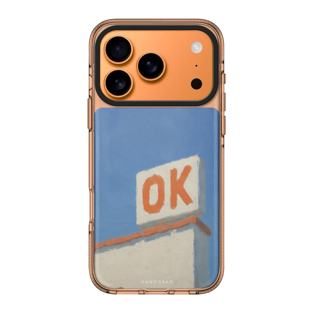 Sky Says OK nature iPhone 17 Pro Max ultra clear case