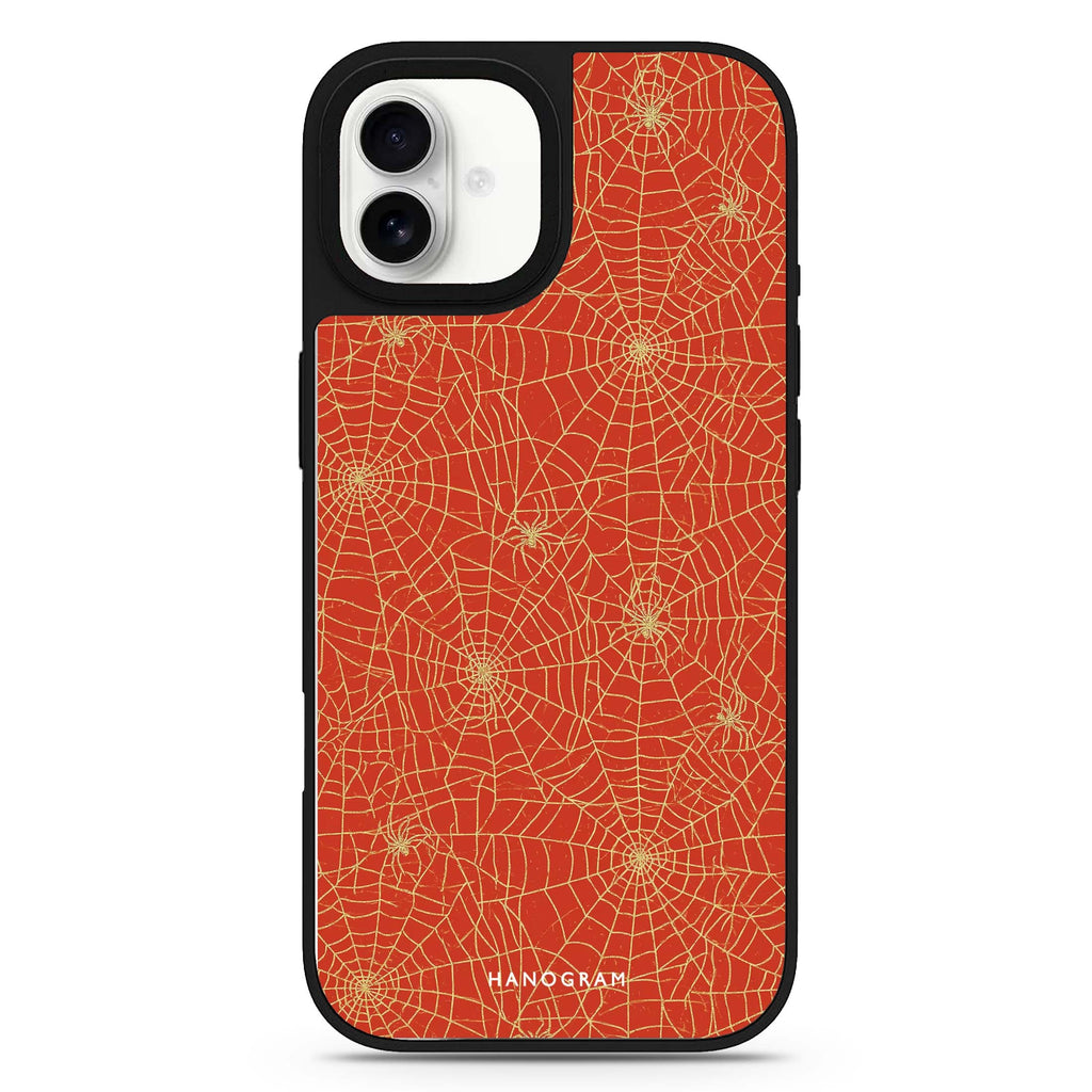 Gilded Spider Silk iPhone 17 Mirror Case - View 1