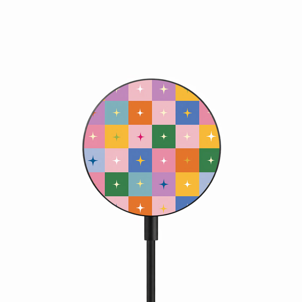 Star Pop Blocks 25W Qi2.2 magnetic wireless charger front view