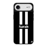 Black and white Stripes 鏡面手機殼