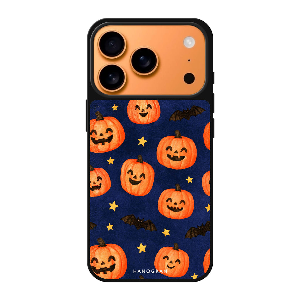 Jack-o-Lantern Galaxy iPhone 17 Pro Max Mirror Case - design view 1