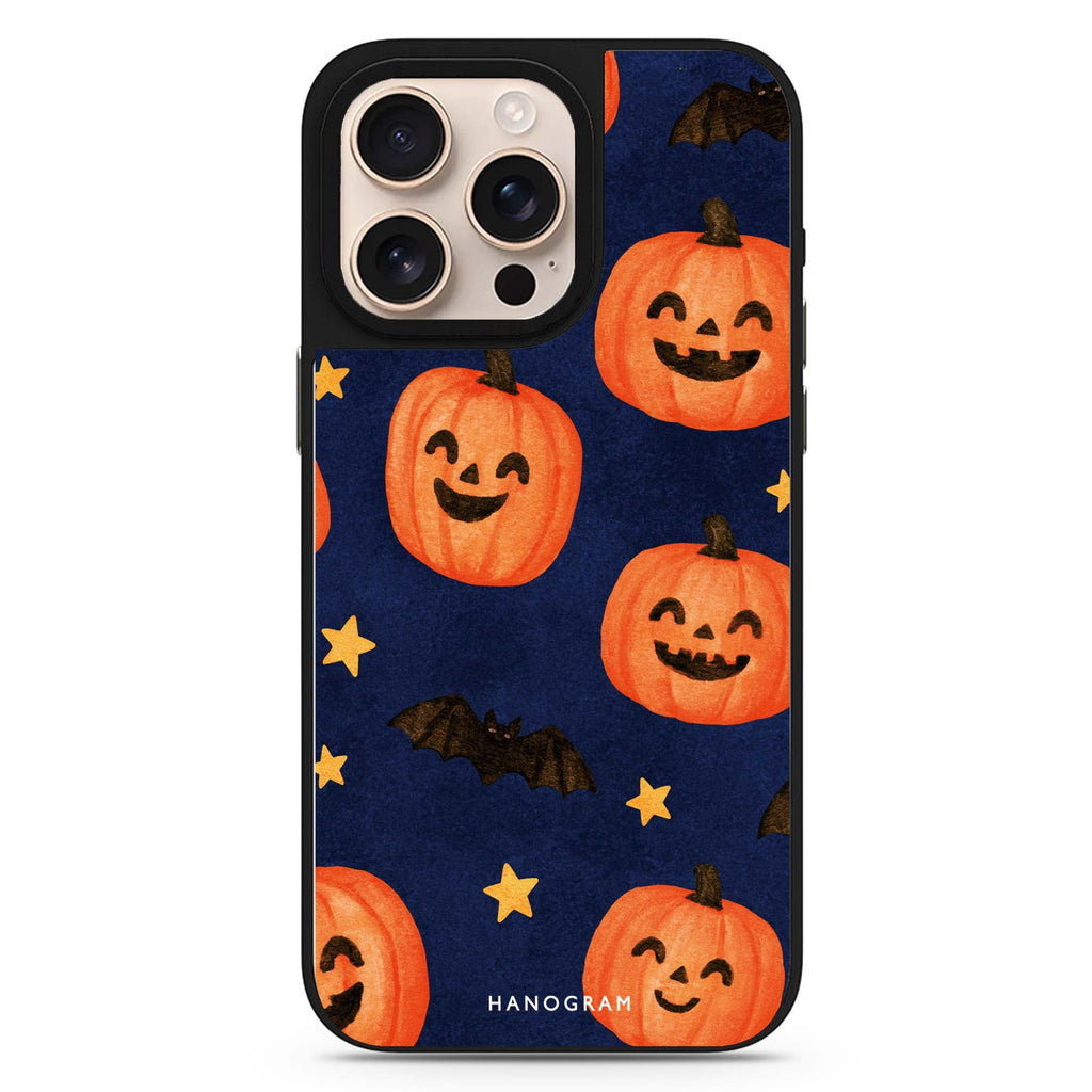 Jack-o-Lantern Galaxy MagSafe Compatible Mirror Case – design view 1