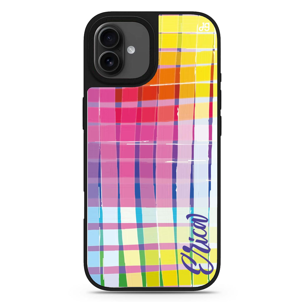 Glorious personalized name iPhone 17 mirror case