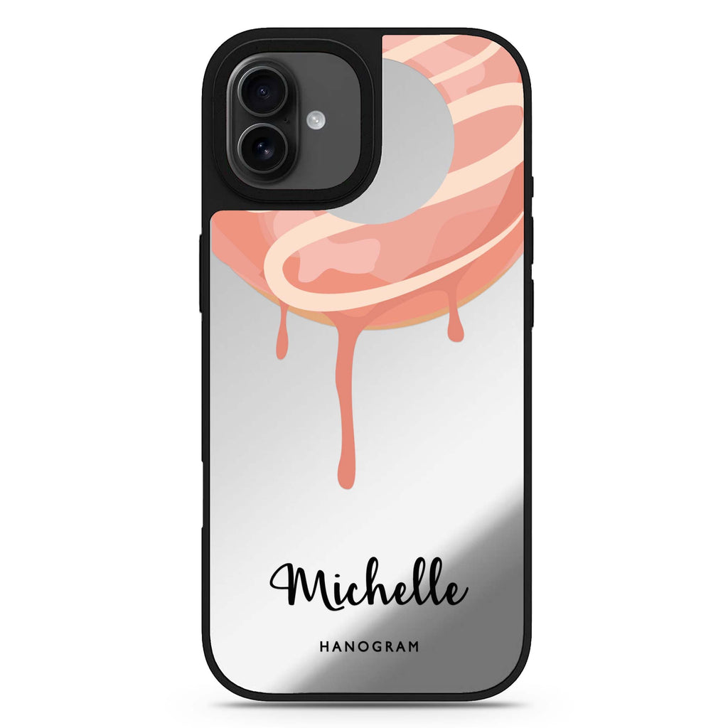 Yummy Donut I personalized name iPhone 17 mirror case