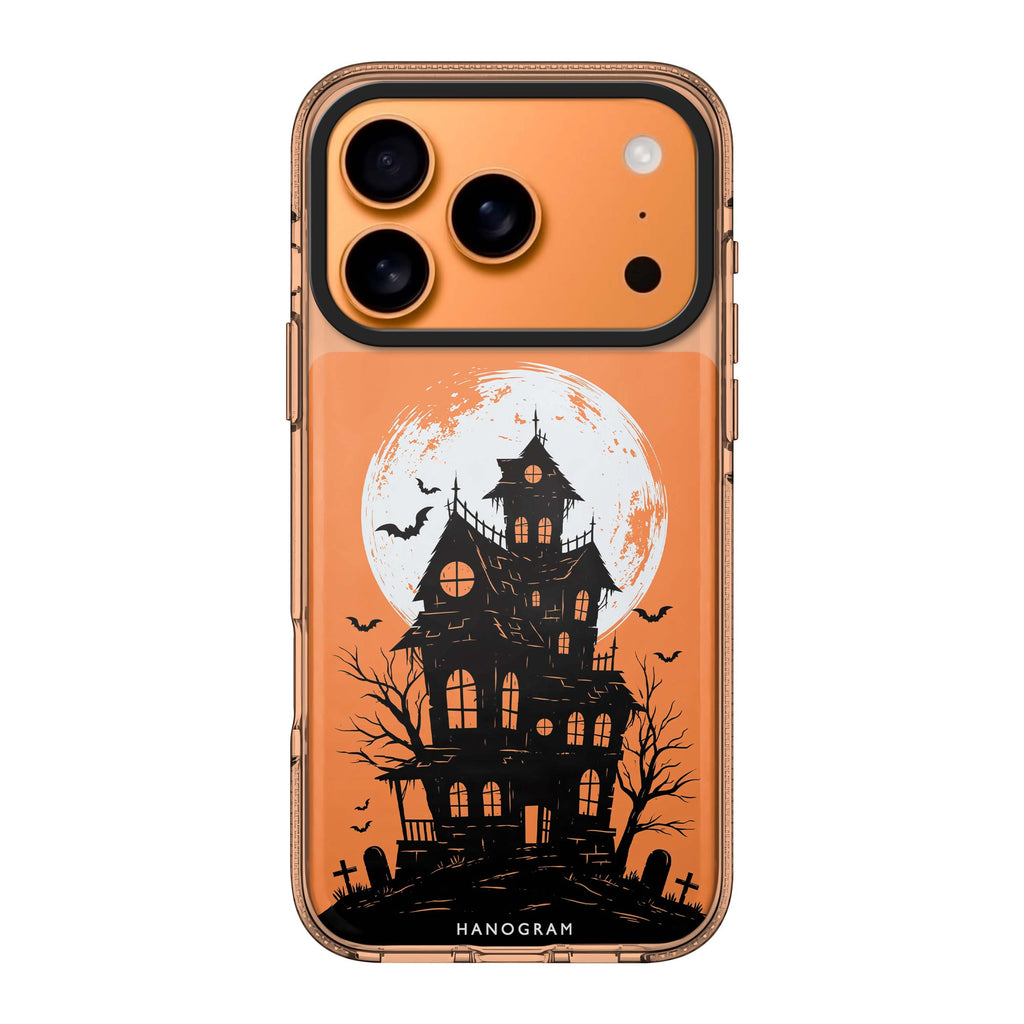 Crooked Candlelit Manor iPhone 17 Pro Max Ultra Clear Case - Image 1