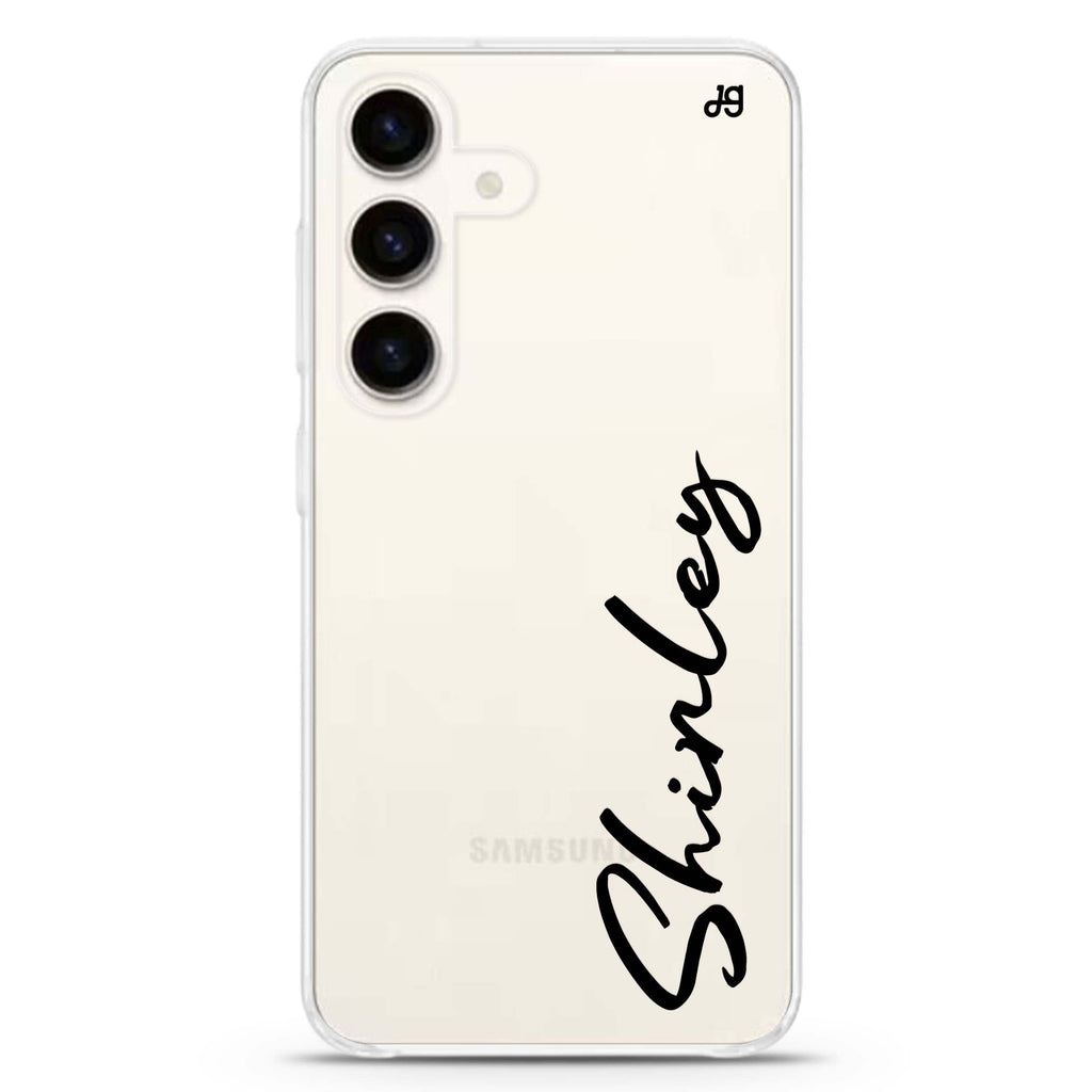 Signature Name Samsung Galaxy Ultra Clear Case