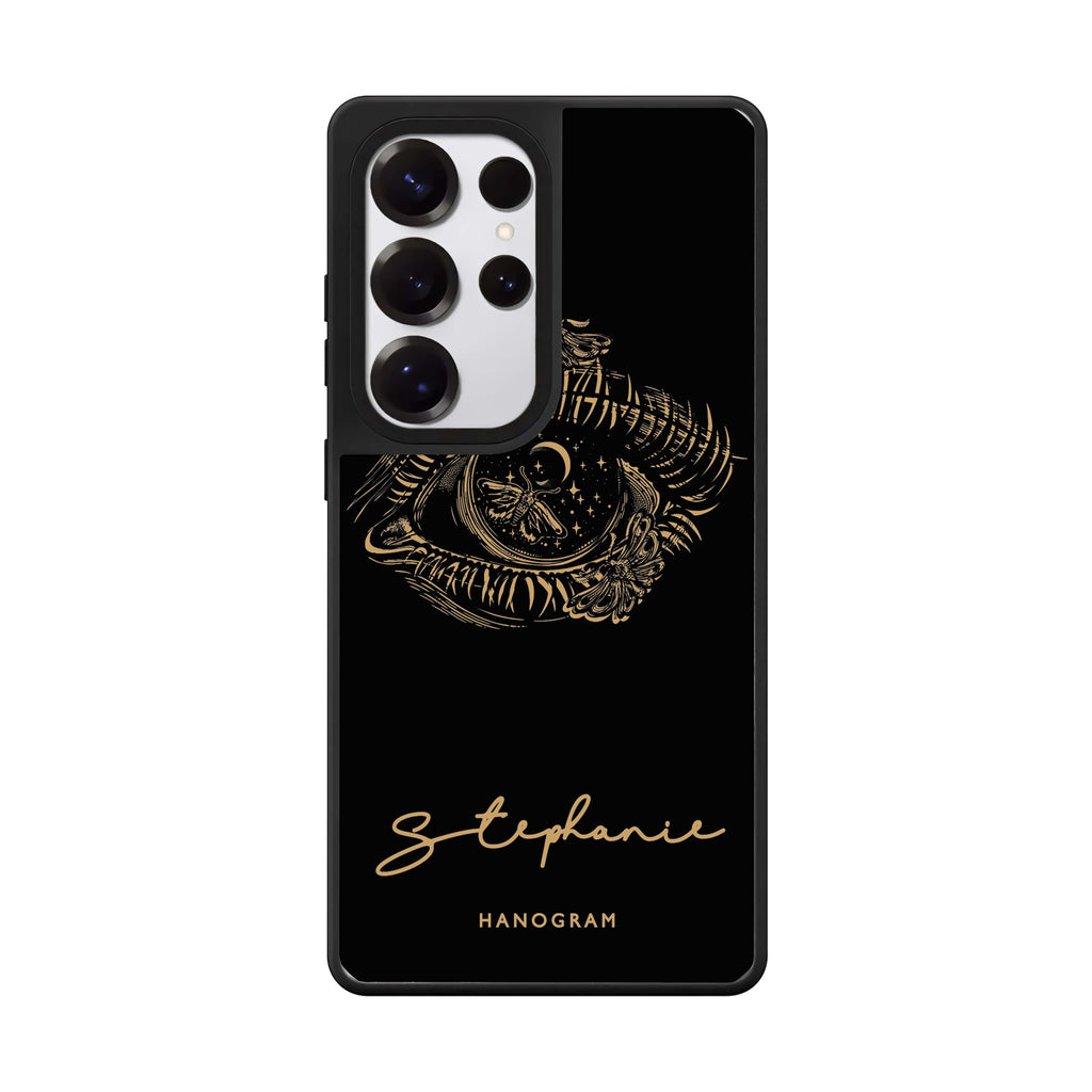 Custom Impressive Eye Ii Samsung Galaxy S25 S24 S23 Ultra mirror case, front view
