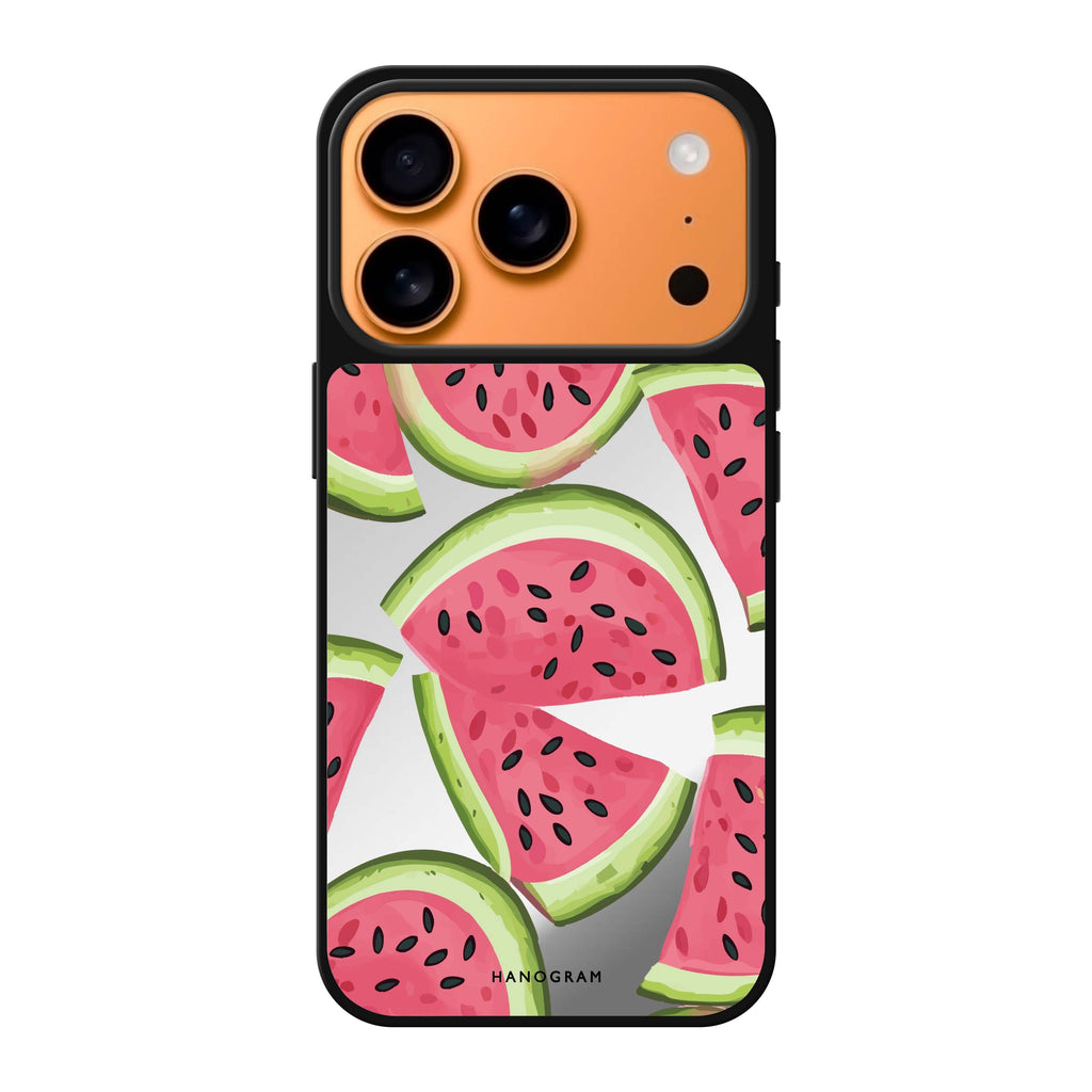 Melon Mood fruit iPhone 17 Pro Max mirror case