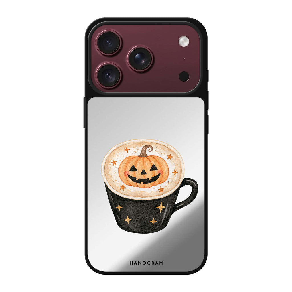 Jack-o-Latte iPhone 18 Pro Max Mirror Case - design view 1