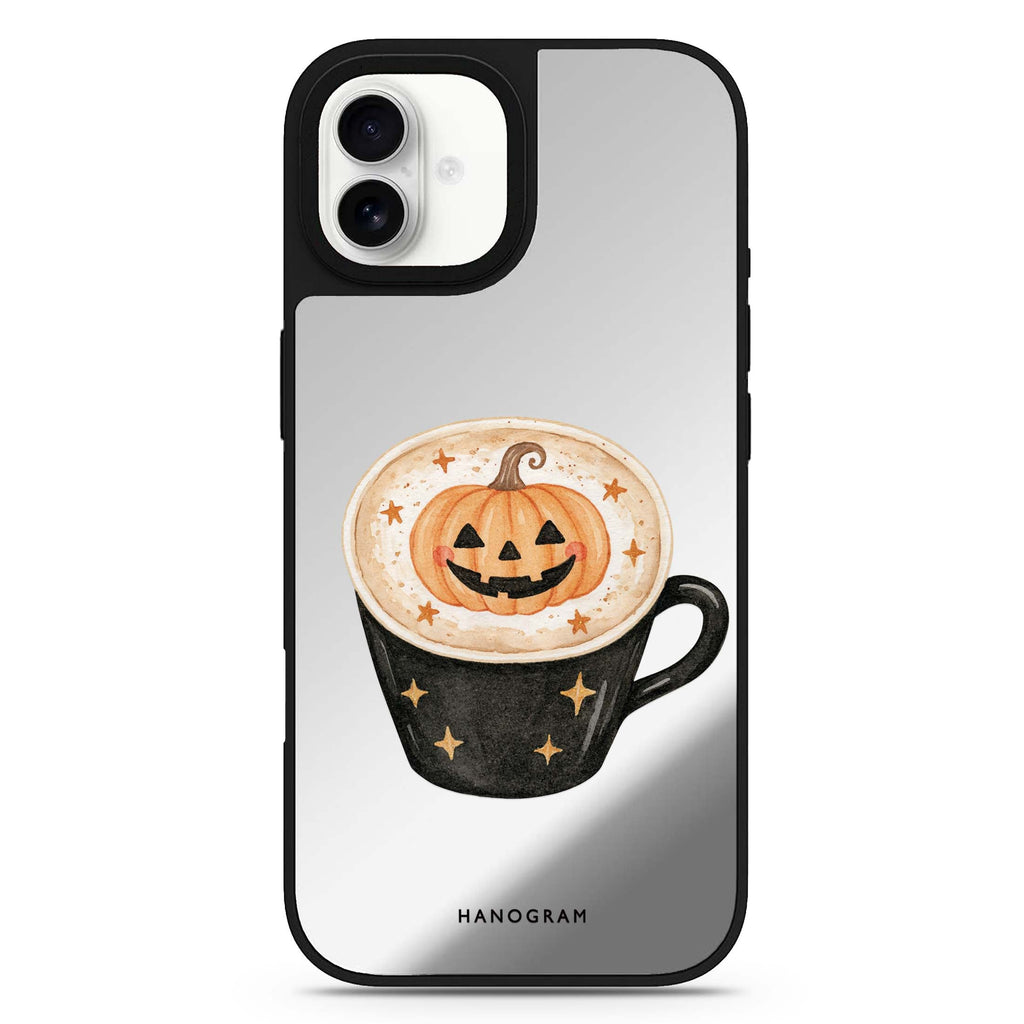 Jack-o-Latte iPhone 17 Mirror Case - View 1