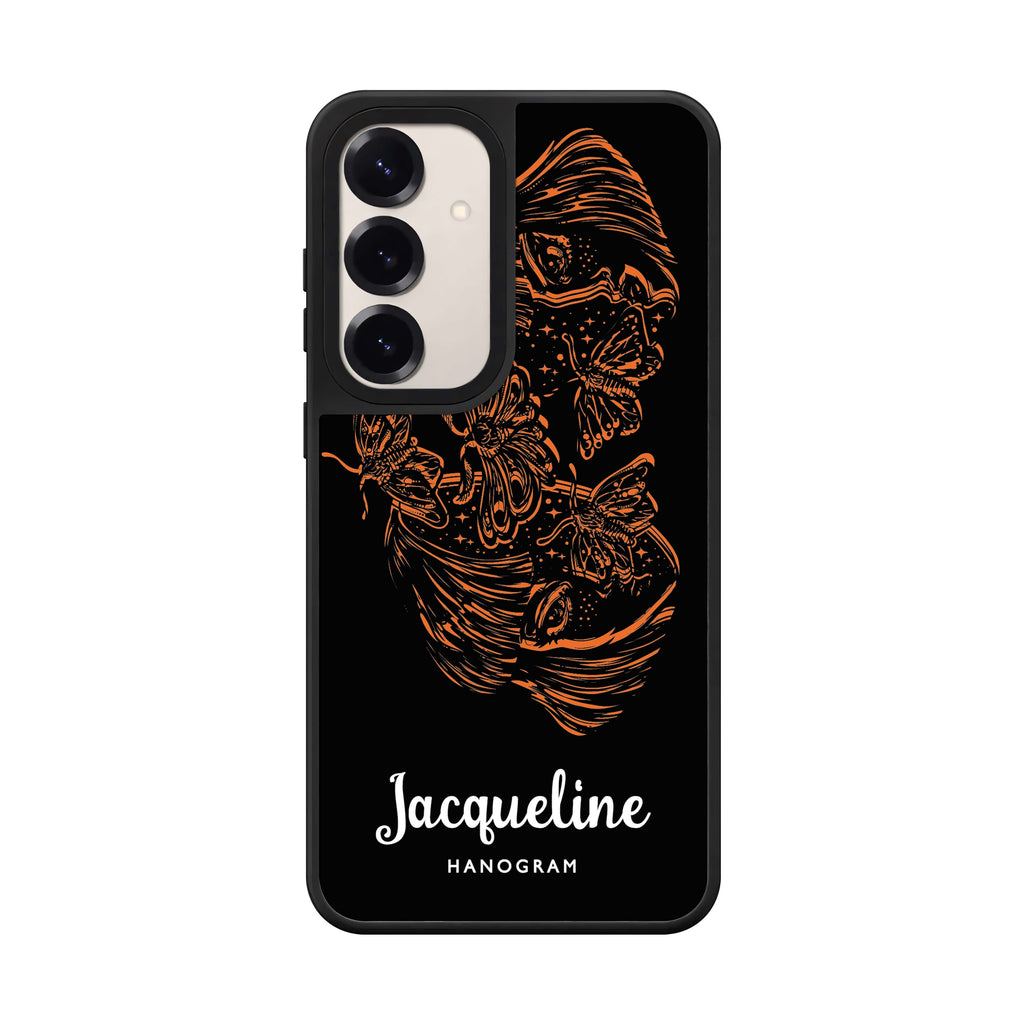 Custom name Artistic Face Ii Samsung Galaxy mirror case front view