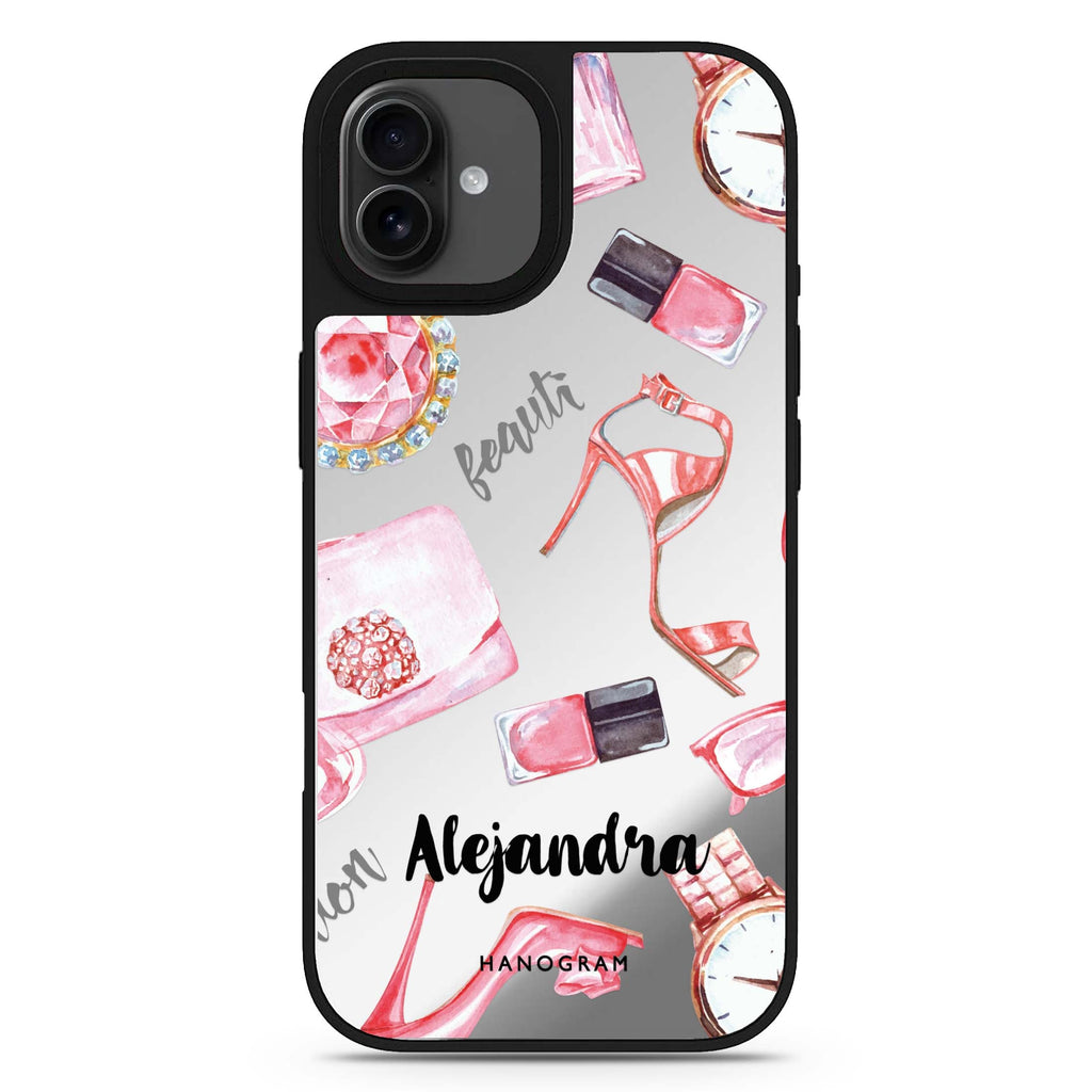 Fashion Sets II personalized name iPhone 17 mirror case