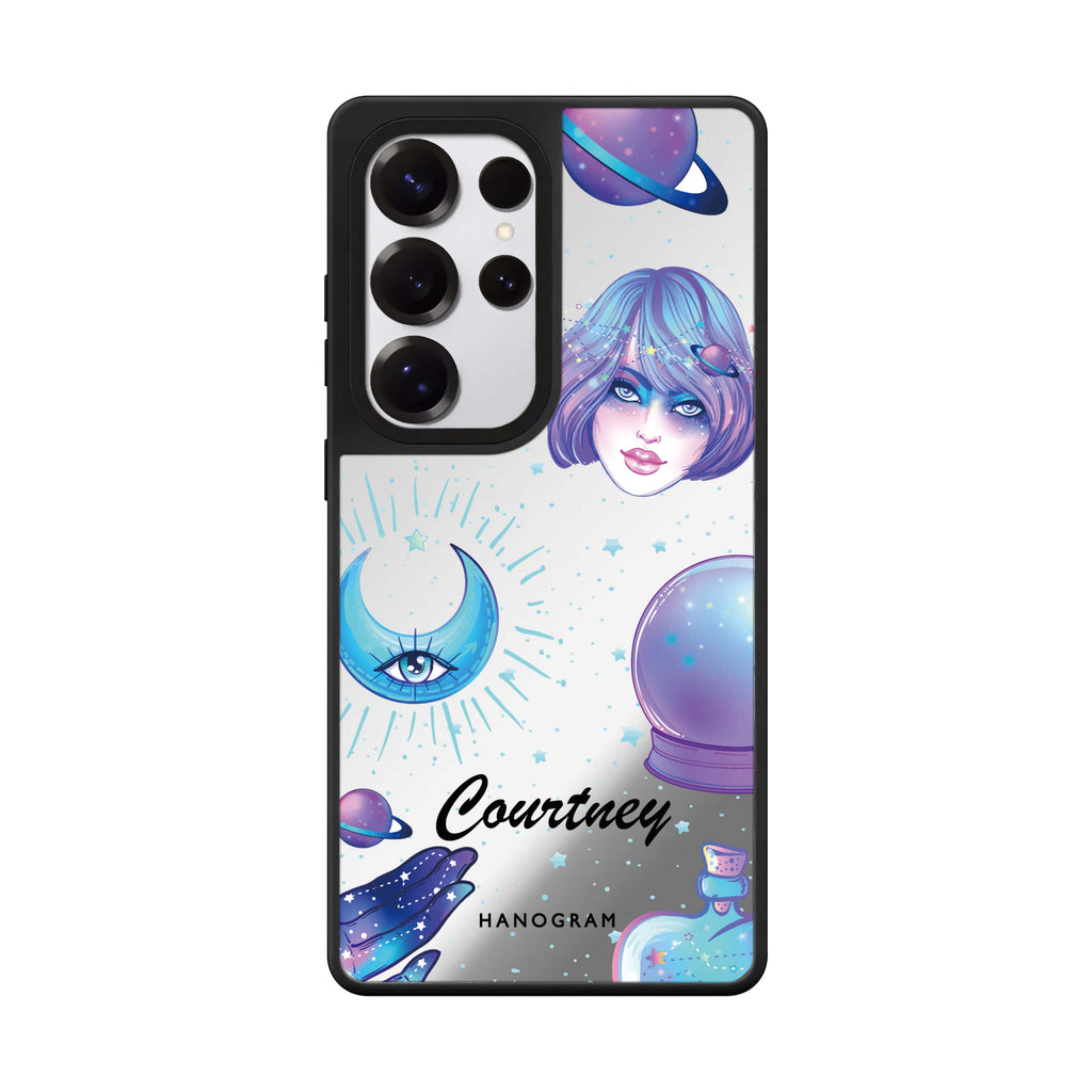 Custom Nocturnal Samsung Galaxy S25 S24 S23 Ultra mirror case, front view