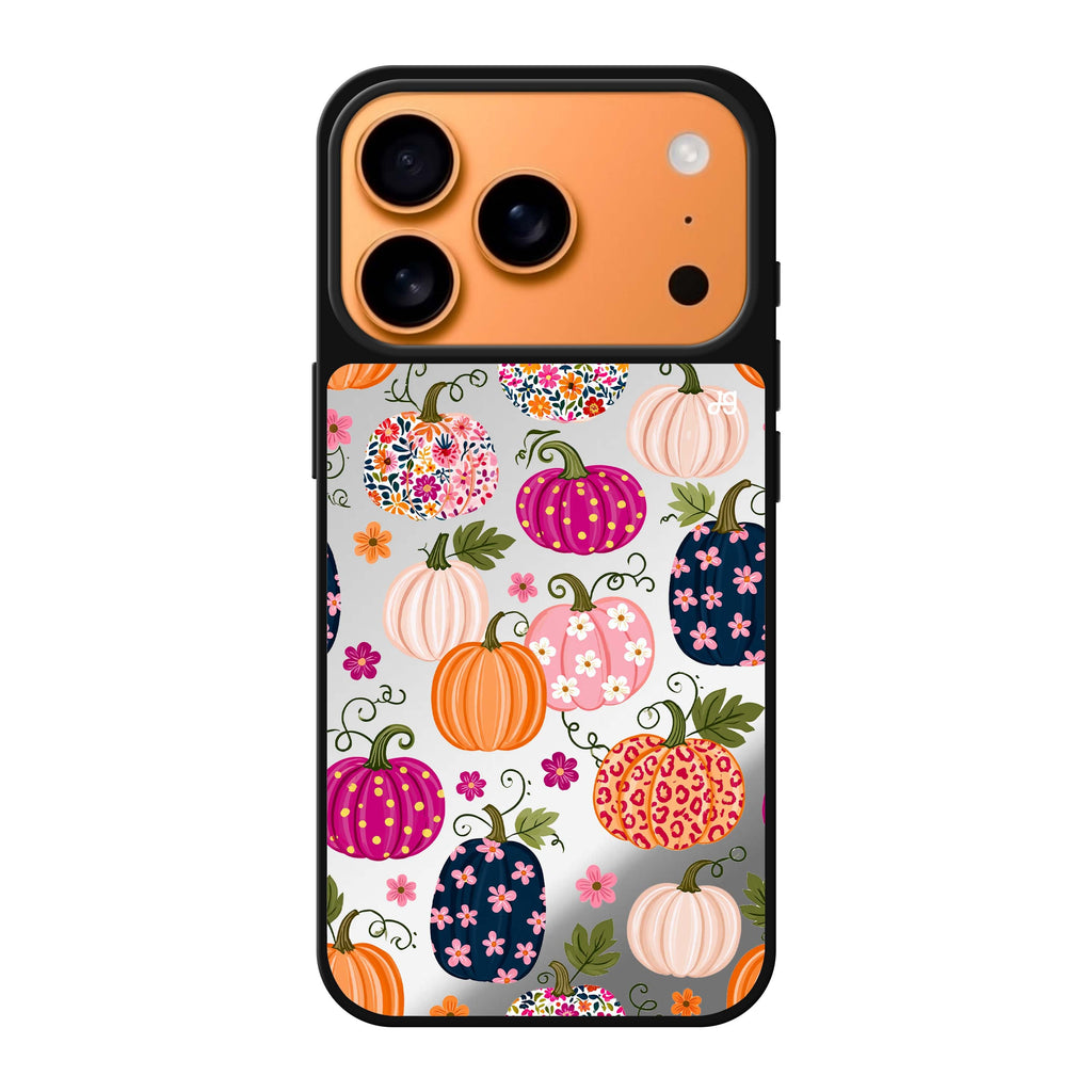 Pumpkin Pattern Wardrobe iPhone 17 Pro Max Mirror Case - design view 1