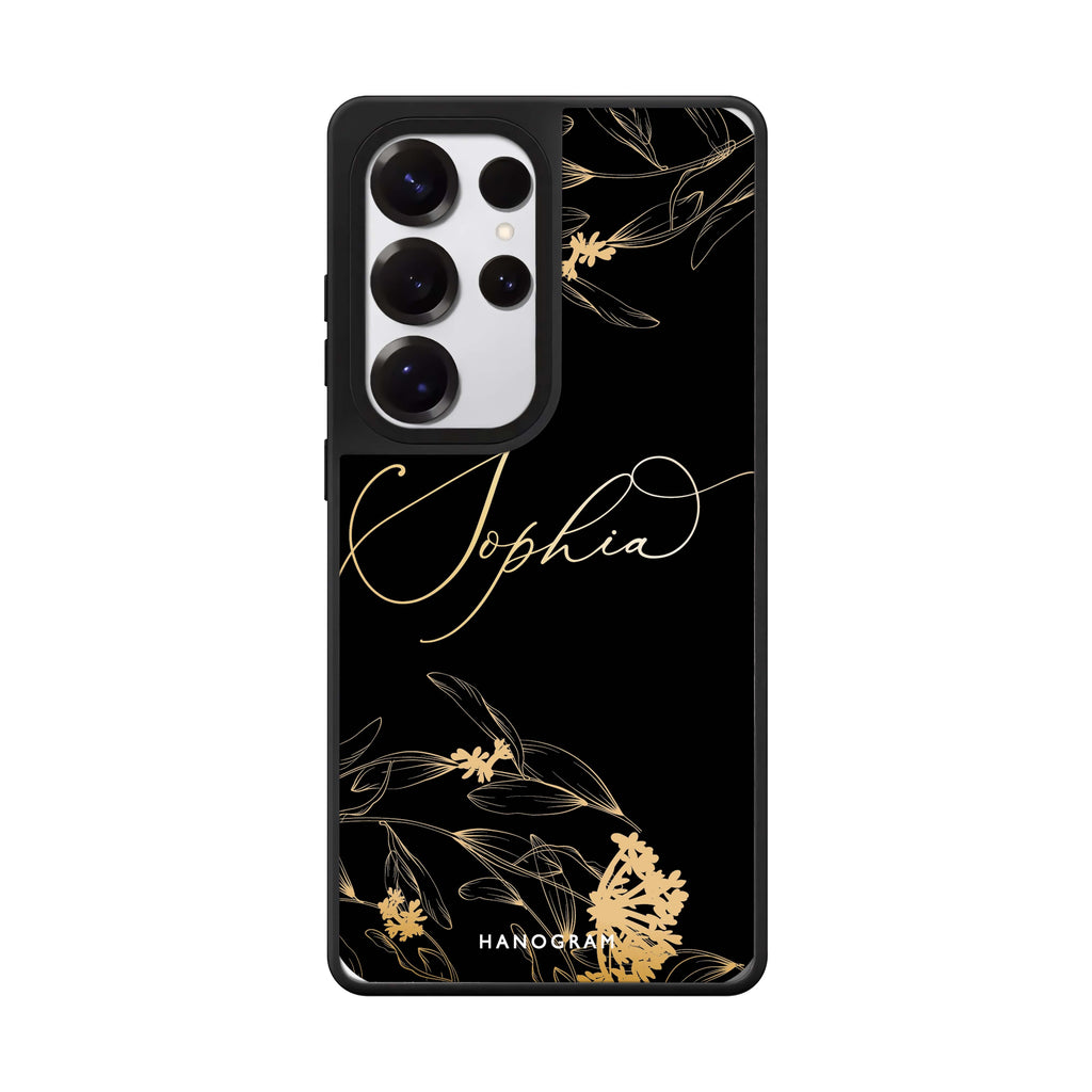 Custom Crafts Of Floral Ii Samsung Galaxy S25 S24 S23 Ultra mirror case, front view