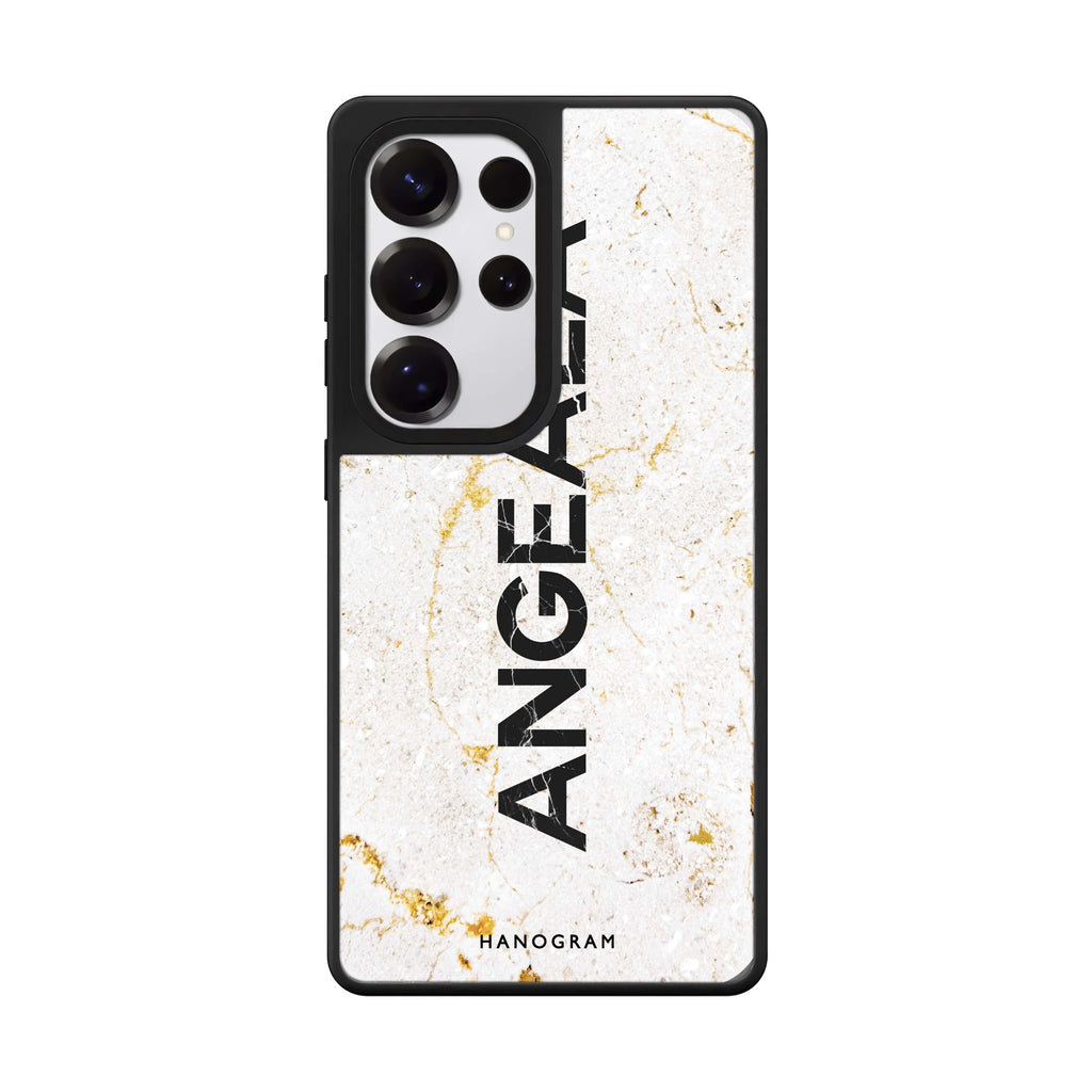 White Marble Mirror Case