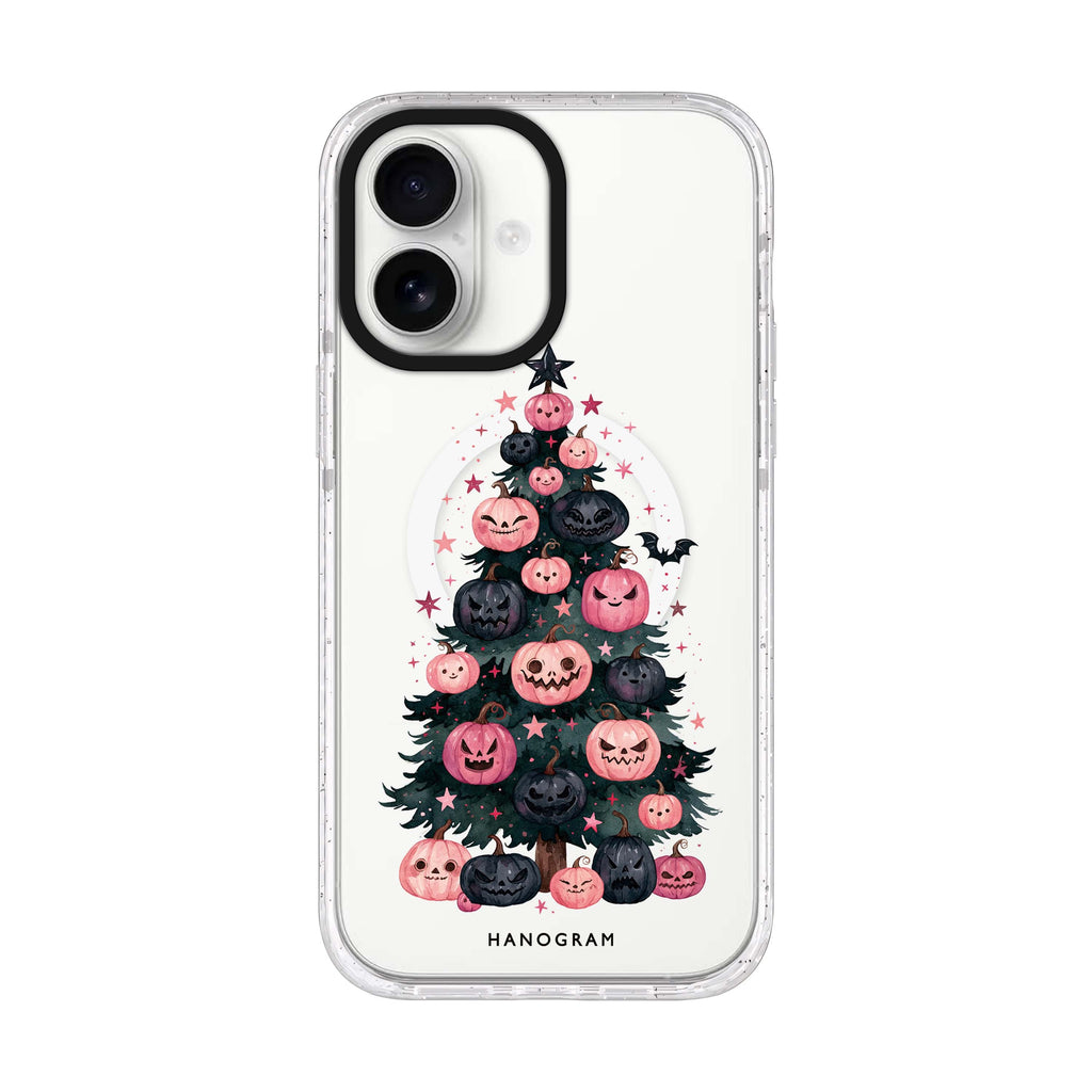 Pink Pumpkin Evergreen iPhone 17 Ultra Clear Case - product image 1