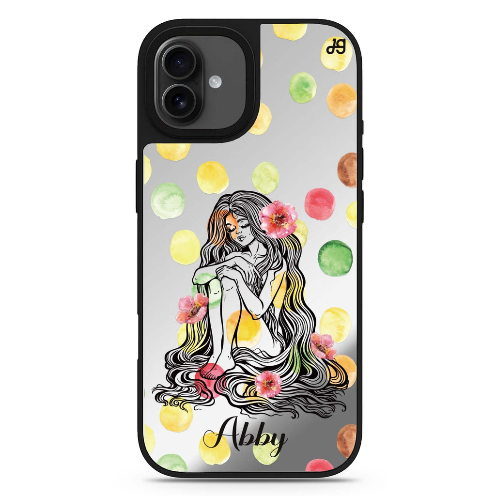 The Inner Self personalized name iPhone 17 mirror case