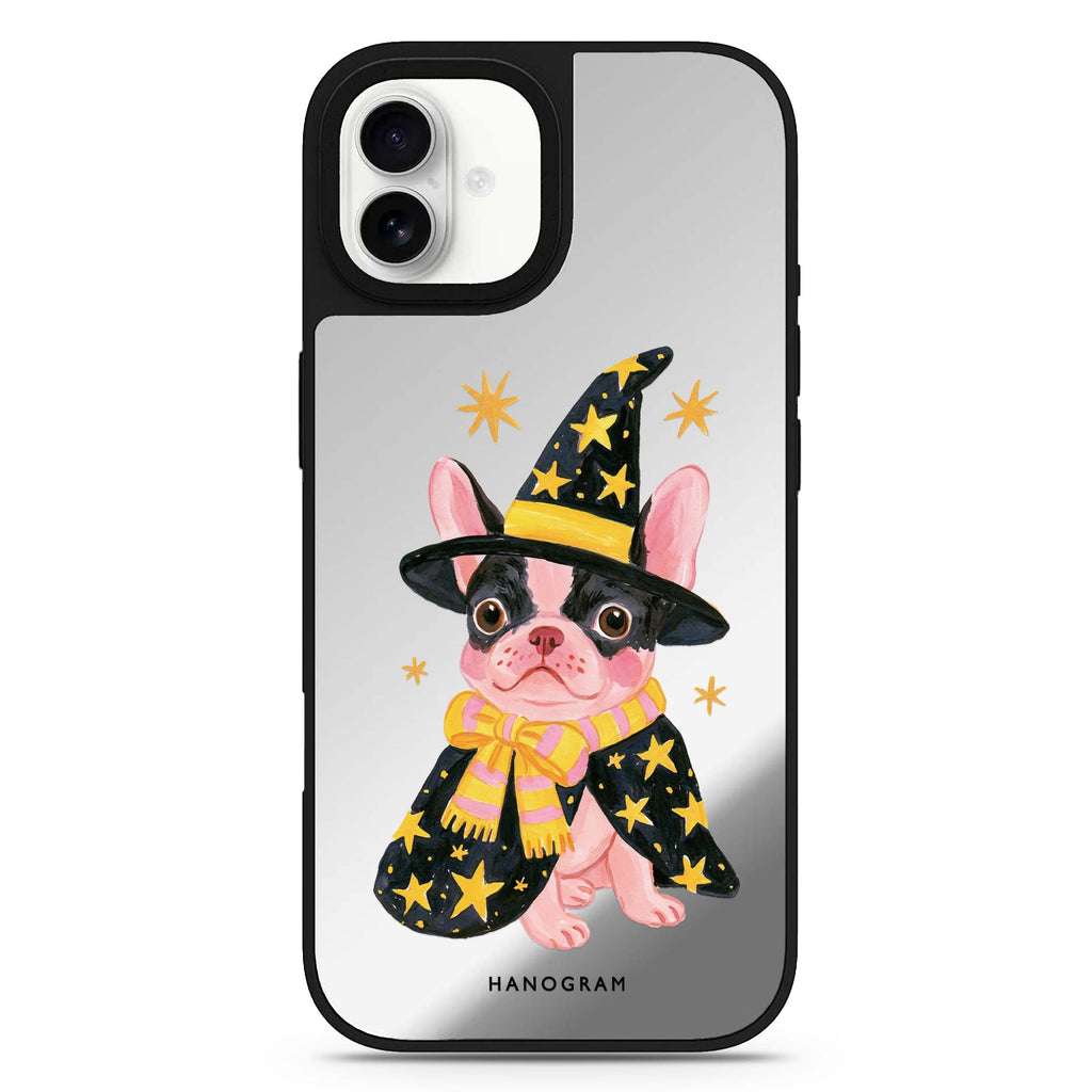 Frenchie Spell School iPhone 17 Mirror Case - View 1