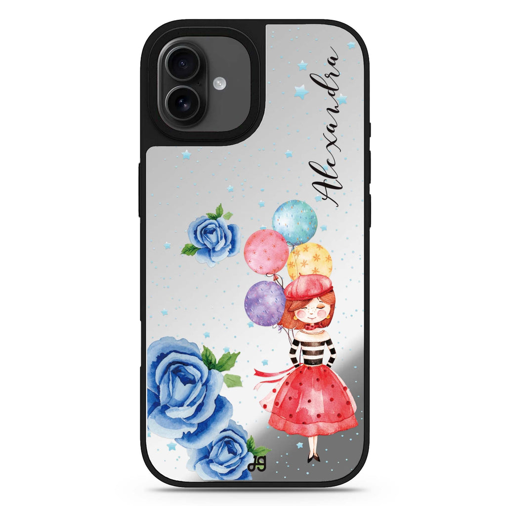 Thumbeina personalized name iPhone 17 mirror case