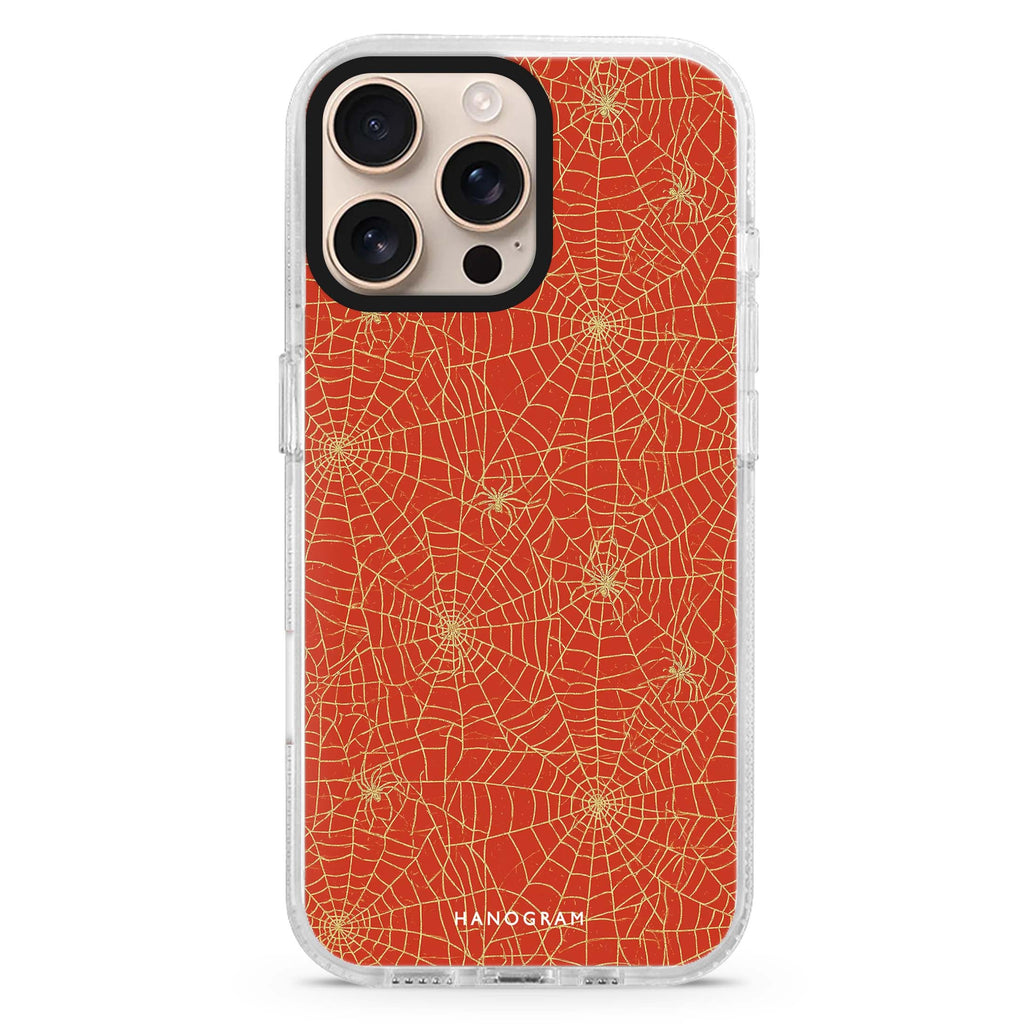 Gilded Spider Silk MagSafe Compatible Ultra Clear Case for iPhone 16 Pro Max - main view