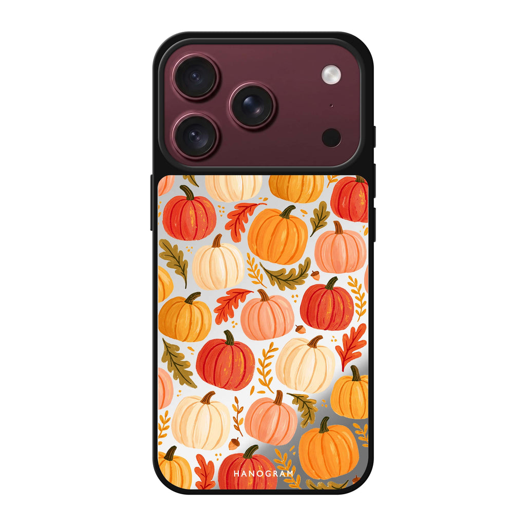 Pumpkin Orchard Palette iPhone 18 Pro Max Mirror Case - design view 1