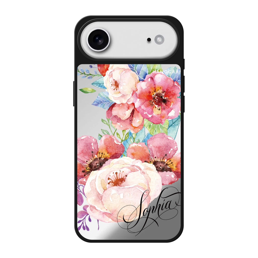 Awakening Watercolor Flowers 鏡面手機殼