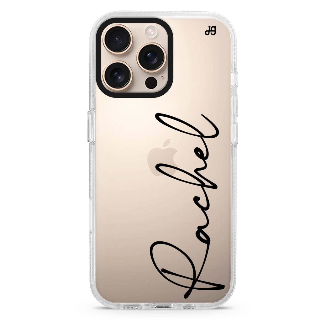 Personalized Script iPhone Ultra Clear Case