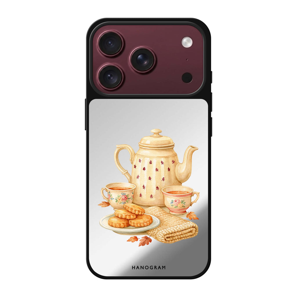 Biscuits at Four iPhone 18 Pro Max Mirror Case - design view 1
