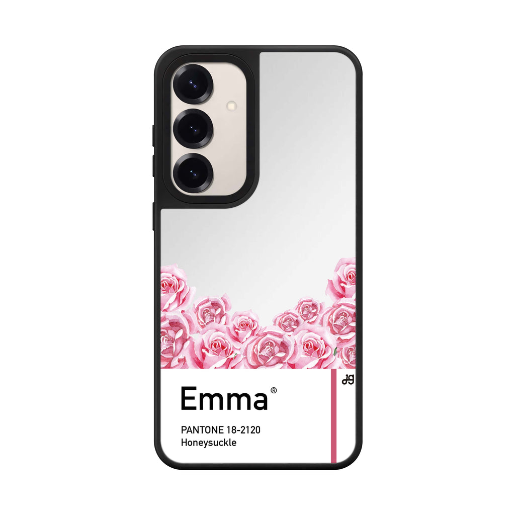 Custom name 18 2120 Honeysuckle I Samsung Galaxy mirror case front view