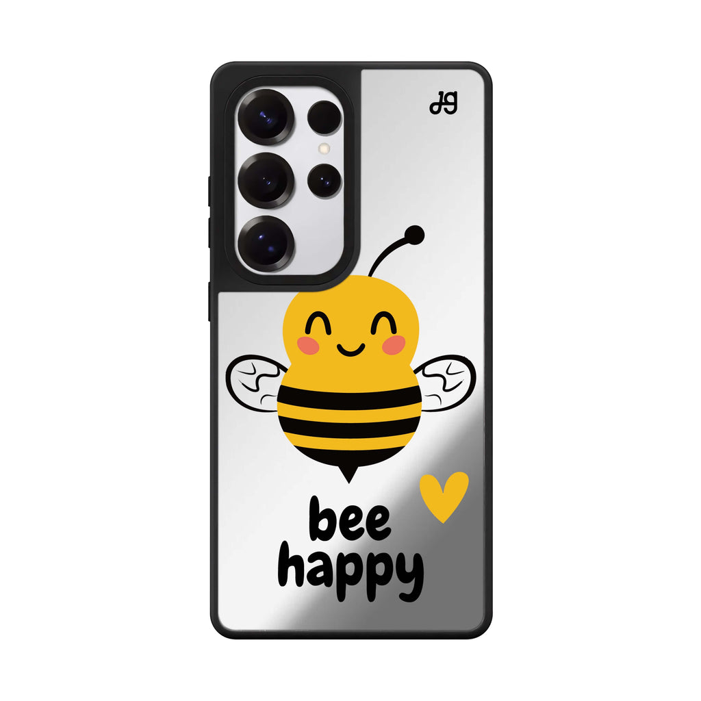 Happy Bee Mirror Case