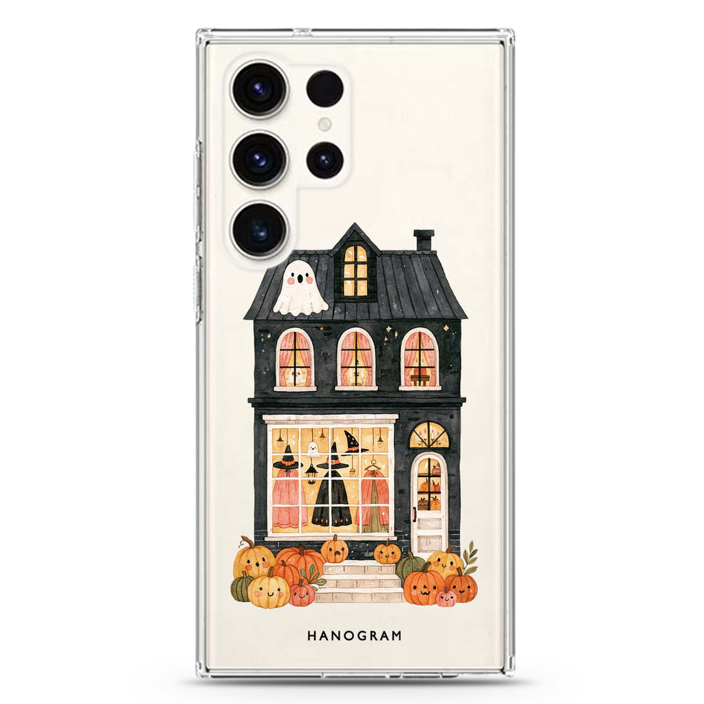 The Witch Next Door Samsung Galaxy Ultra Clear Case — front view