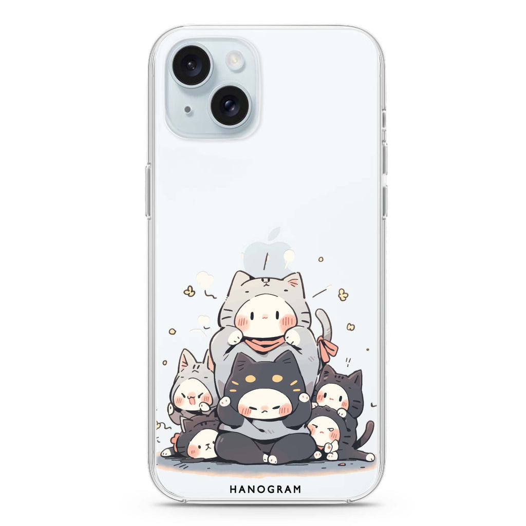 Feline Asana Lesson iPhone Ultra Clear Case
