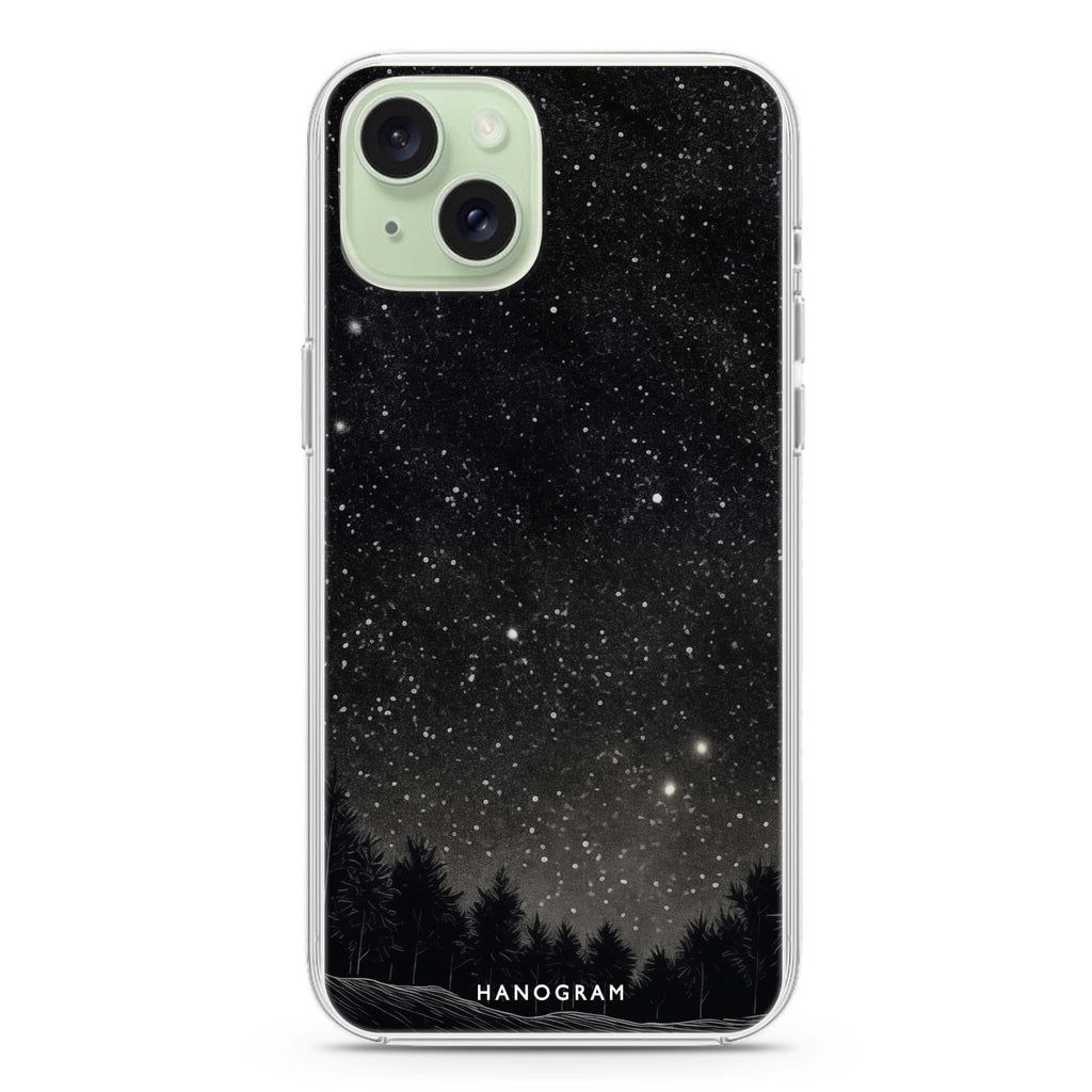 Galactic Gleam iPhone 15 Plus MagSafe Compatible Ultra Clear Case