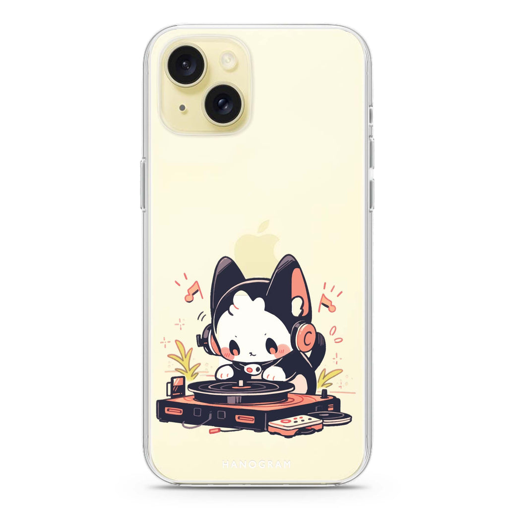DJ Paws Play iPhone Ultra Clear Case
