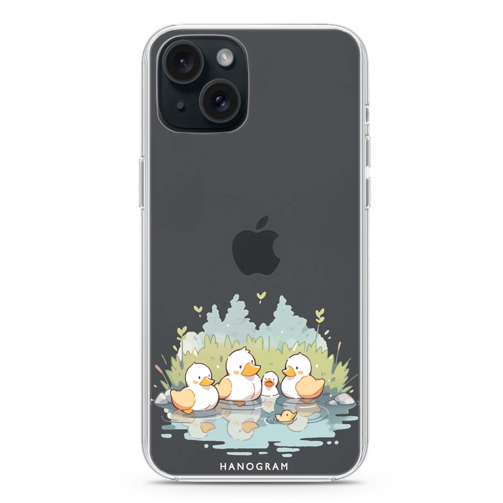 River Duck Delight iPhone 15 Plus Ultra Clear Case