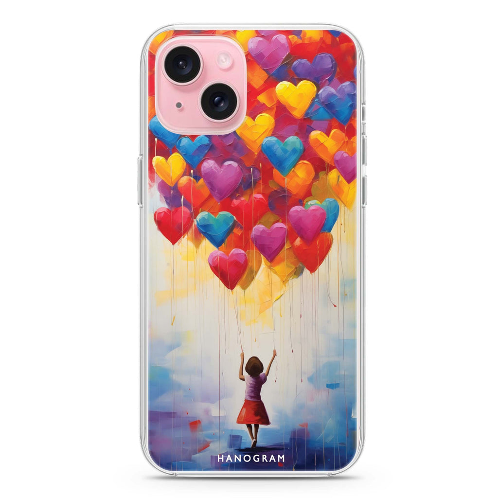Melting Love iPhone 15 Plus MagSafe Compatible Ultra Clear Case