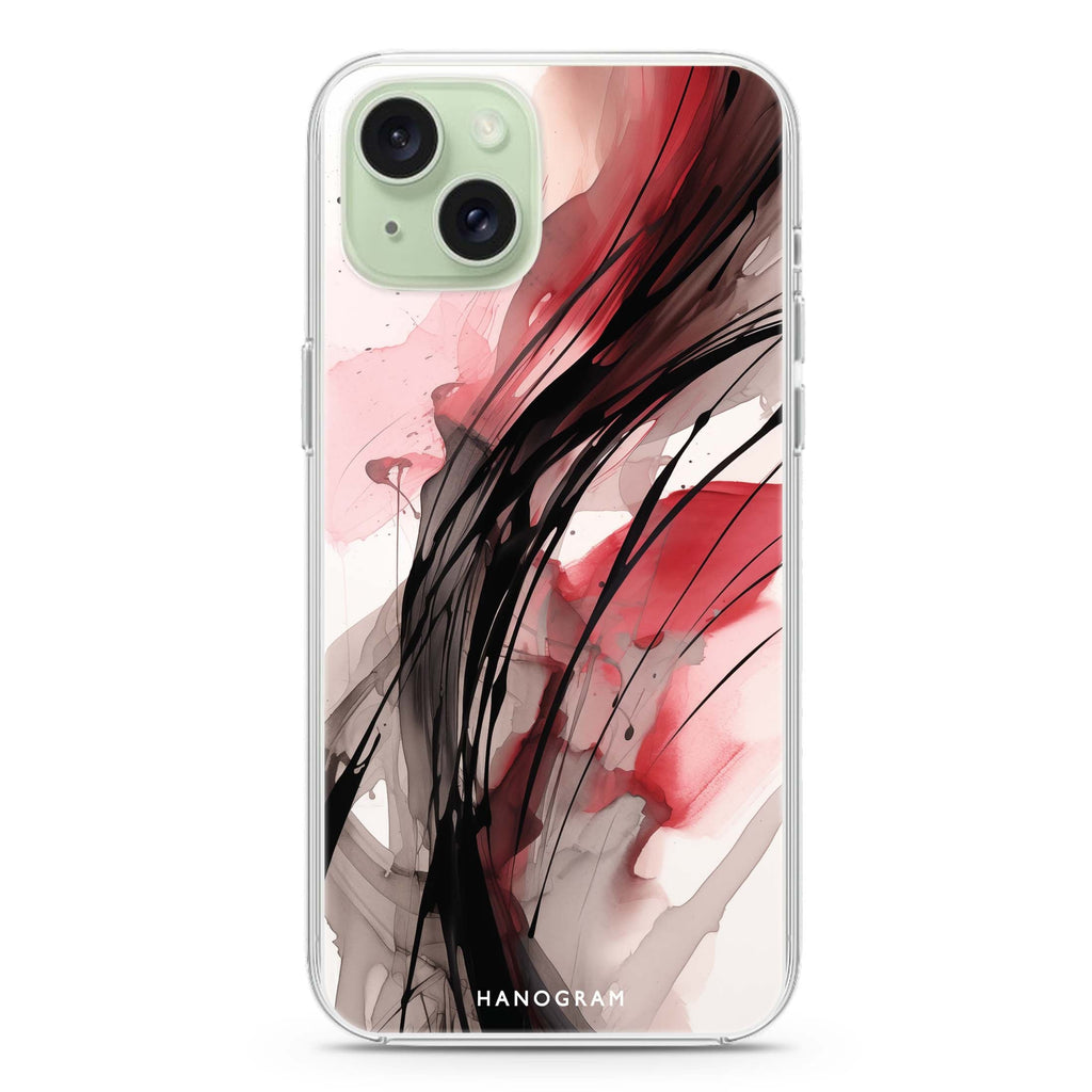 Artisan Strokes iPhone 15 Plus Ultra Clear Case